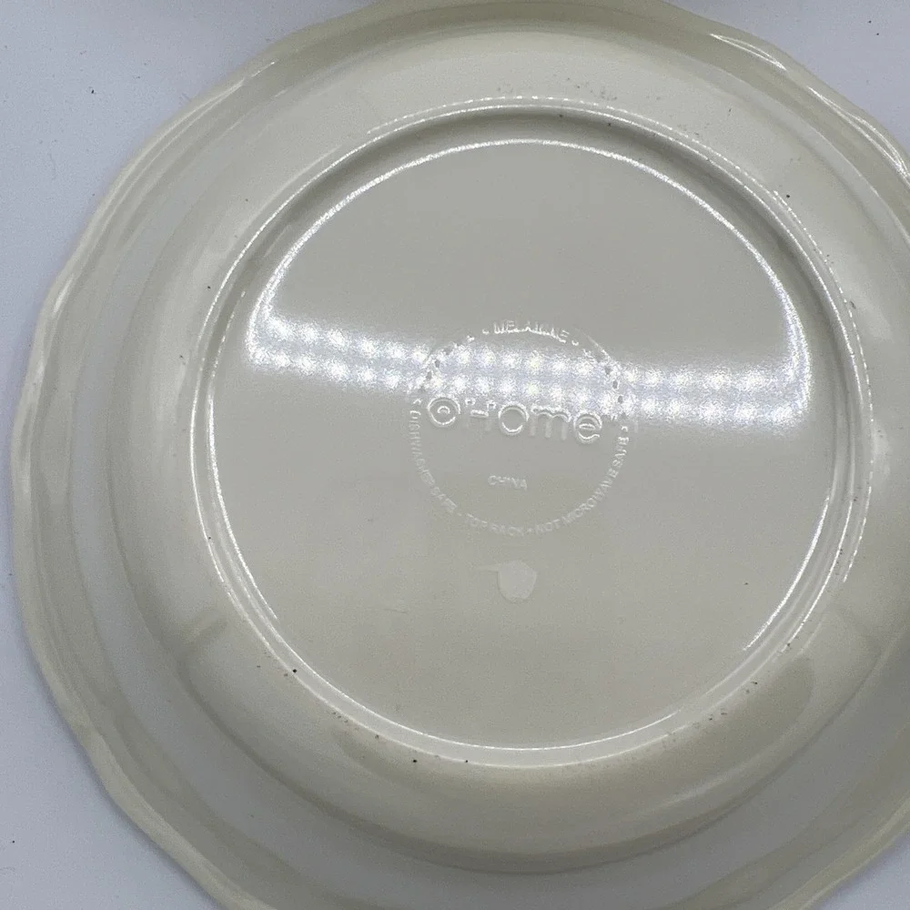 Target Home Melamine Bowls Purple White Plaid~Beige Bottom~ Set Of‎ 5~EUC